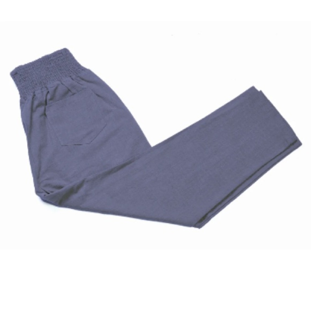 Emme Maternity Linen Pant in Cobalt